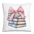 Book Lover Coquette Bow Pink Dainty Ribbon Cute Bookworm Pillowcase Book Lover Coquette Bow Pink Dainty Ribbon Cute Bookworm Pillowcase