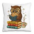 Book Lover Owl Reading Bookish Library Read Books Be Kind Pillowcase