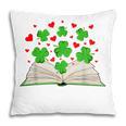 Book With Shamrocks Librarian Saint Patrick's Day Kids Pillowcase Book With Shamrocks Librarian Saint Patrick's Day Kids Pillowcase