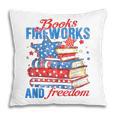 Books Fireworks And Freedom 4th Of July Book Lover Pillowcase Books Fireworks And Freedom 4th Of July Book Lover Pillowcase