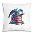 Bookworm Please I'm A Book Dragon Blue Dragon Pillowcase