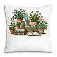 Botanical Garden Plants With Books Pillowcase