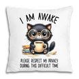 Cat Glasses Coffe Books I Am Awake Please Respect My Privacy Pillowcase Cat Glasses Coffe Books I Am Awake Please Respect My Privacy Pillowcase