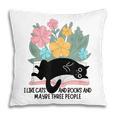 Cat Meme I Like Cats And Books And Maybe Three People Pillowcase