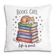 Cats Books Lover Men Women Pillowcase Cats Books Lover Men Women Pillowcase