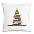Christmas Tree Of Books Holiday Pillowcase Christmas Tree Of Books Holiday Pillowcase