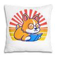 Corgi Dog Reading Book Book Lover Dog Lover Pillowcase