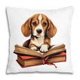 Cute Dog Beagle Reading Book Pillowcase Cute Dog Beagle Reading Book Pillowcase