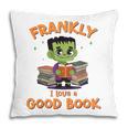 Cute Halloween Teacher Librarian Frankenstein Reading Books Pillowcase