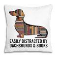 Dachshund Dog Dachshund Decor Books Nerds Dachshund Pillowcase