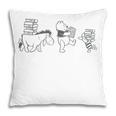 Disney Winnie The Pooh Eeyore Pooh & Piglet Carrying Books Pillowcase