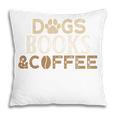 Dogs Books & Coffee Pillowcase Dogs Books & Coffee Pillowcase