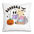 Ghost Reading Halloween Women Teacher Book Lover Pillowcase