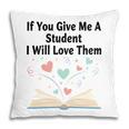 If You Give Me A Student I Will Love Them Book Magic Premium Tri-Blend Pillowcase