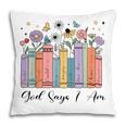 God Says I Am Floral Book Cute Christian Girl Teen Religious Pillowcase God Says I Am Floral Book Cute Christian Girl Teen Religious Pillowcase