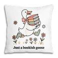 Goose With Books Cute Bookworm Reader Pillowcase