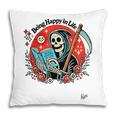 Grim Reaper Reads a Book Pillowcase