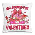 Groovy All Booked For Valentines Books Pink Coquette Bow Pillowcase