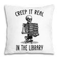 Halloween Skeleton Pun Book Lover Library Joke Pillowcase
