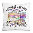 Happiness Is Coffee And a Good Book Women Love Reading Book Pillowcase