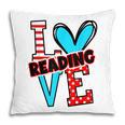 I Heart Books Love Reading Red And Stripe Animated Cat For Men Women Girls Kids Pillowcase