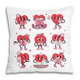 Heart Holding Reading Books Valentine Teacher Book Lover Pillowcase Heart Holding Reading Books Valentine Teacher Book Lover Pillowcase