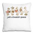 Just a Bookish Goose Cute Reading Geese For Book Fanatics Pillowcase