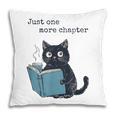 Just One More Chapter Bookworm Cat Book Lover Pillowcase