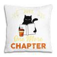 Just One More Chapter Fun Cat Coffee Reading Book Premium Tri-Blend Pillowcase Just One More Chapter Fun Cat Coffee Reading Book Premium Tri-Blend Pillowcase