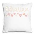 Librarian Valentines Day Daisy School Library Book Lover Premium Pillowcase