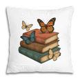 Life Is Better With Butterflies And Books Cute Butterfly Pillowcase