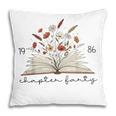 Life Chapter Forty 1986 Floral Book 40th Birthday Pillowcase Life Chapter Forty 1986 Floral Book 40th Birthday Pillowcase