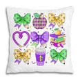 Mardi Gras Teacher Coquette Bow Pencil Apple Book Women Girl Pillowcase Mardi Gras Teacher Coquette Bow Pencil Apple Book Women Girl Pillowcase