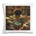 Melanin Afro Women Educated Reading Book History Girls Pillowcase
