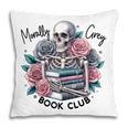 Morally Grey Skeleton Reading Smut Smutty Spicy Books Lover Pillowcase