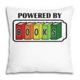 Powered By Books Bookworm Librarian Reading Pillowcase