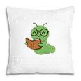 Professional Bookworm Reading Lover Cute Worm Glasses Book Pillowcase