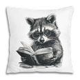 Raccoon With Book Cute Raccoons Reading Books Pillowcase
