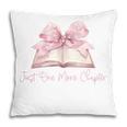 Reading Books Mom Mothers Day Coquette Pink Bow Book Lovers Pillowcase