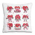 Reading Heart Book Valentines Day Teacher Women Girl Pillowcase
