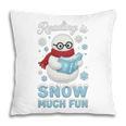 Reading Is Snow Much Fun Book Lover Winter Snowman Humor Pillowcase Reading Is Snow Much Fun Book Lover Winter Snowman Humor Pillowcase