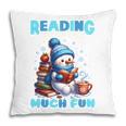 Reading Is Snow Much Fun Christmas Xmas Book Reading Pillowcase
