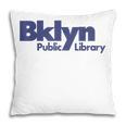 Retro Brooklyn Public Library NY New York Book Lover Pillowcase