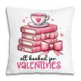 Retro Groovy Valentine Men Women Kid Tees By Emily All Booked For Valentines Book Reading Bookworm Nerdy Pillowcase