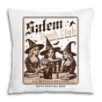 Salem Book Club Bookish Halloween Retro Salem Witch Book Pillowcase