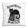 Salem Witch Book Club Bookish Halloween Cat Women Pillowcase