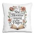 She Blooms Among The Pages Women Mom Wife Floral Book Lover Premium Tri-Blend Pillowcase She Blooms Among The Pages Women Mom Wife Floral Book Lover Premium Tri-Blend Pillowcase
