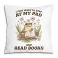 Stay At My Pad And Read Books Frog Introvert Reading Pillowcase Stay At My Pad And Read Books Frog Introvert Reading Pillowcase