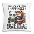 Teacher Bookworm Book Lover Panda Reading Book Librarian Tee Pillowcase