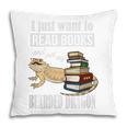 Tiny Dinosaur Read Books & Pet My Bearded Dragon Lover Premium Tri-Blend Pillowcase